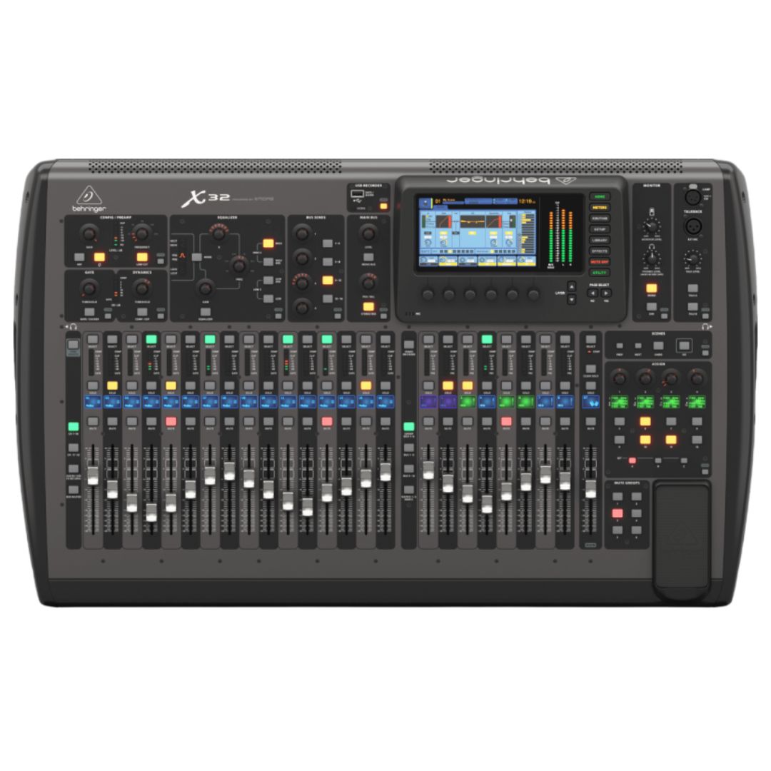 Behringer X32 | Consola Digital Profesional de 32 Canales para Sonido en Vivo y Estudio