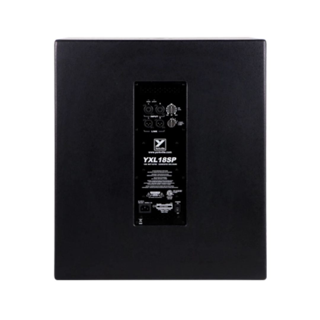 YXL18SP Yorkville | Subwoofer Activo 18" 1000W Alto Rendimiento