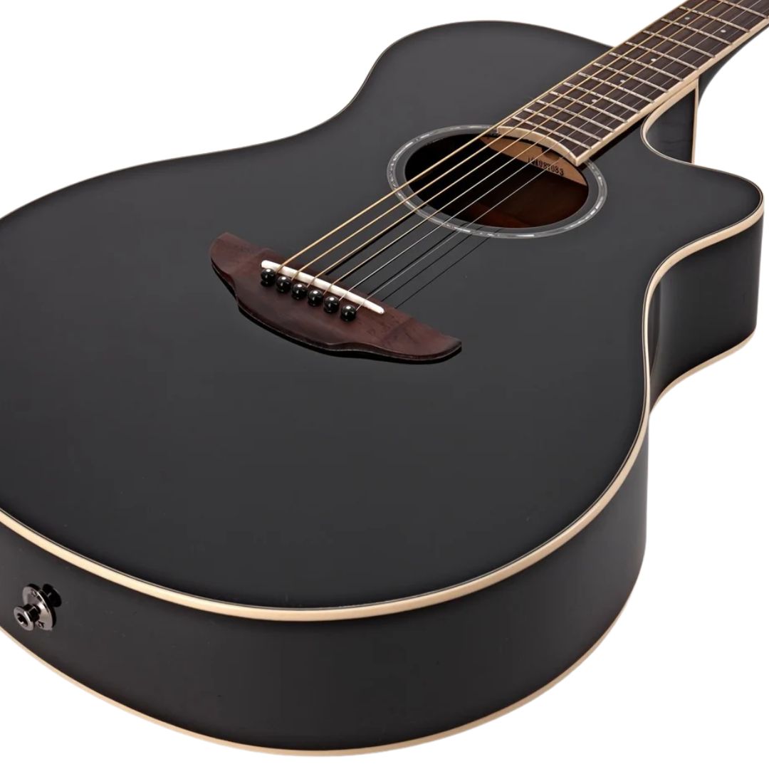 Yamaha APX600M Smoky Black | Guitarra Electroacústica de Cuerpo Delgado