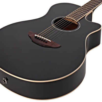 Yamaha APX600M Smoky Black | Guitarra Electroacústica de Cuerpo Delgado