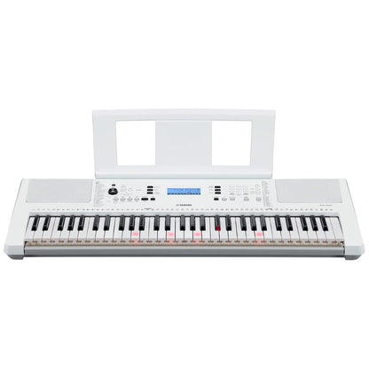 Yamaha EZ-300 | Teclado Portátil de 61 Teclas Iluminadas Blanco