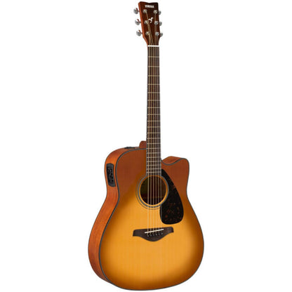 Yamaha FGX800CSB | Guitarra Electroacústica con Tapa Maciza de Pícea – Sand Burst