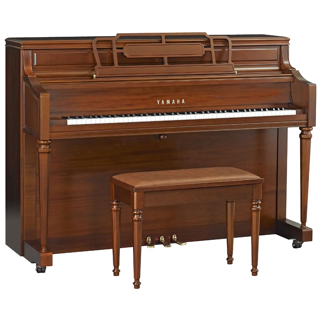 Yamaha M2-SDW.AZ | Piano Vertical Acústico con Banqueta