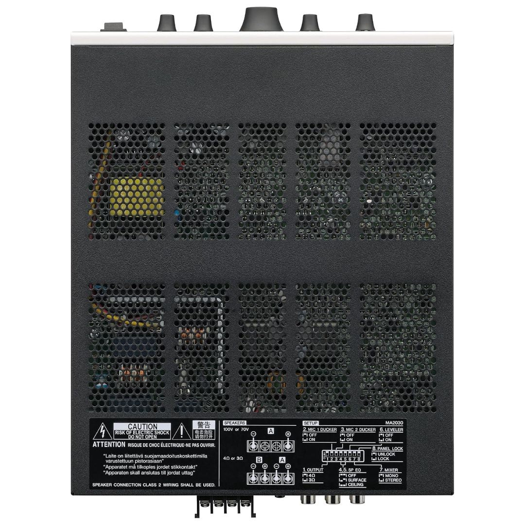 Yamaha MA2030 | Mezclador Amplificador de 60W para Sistemas de Audio Comercial