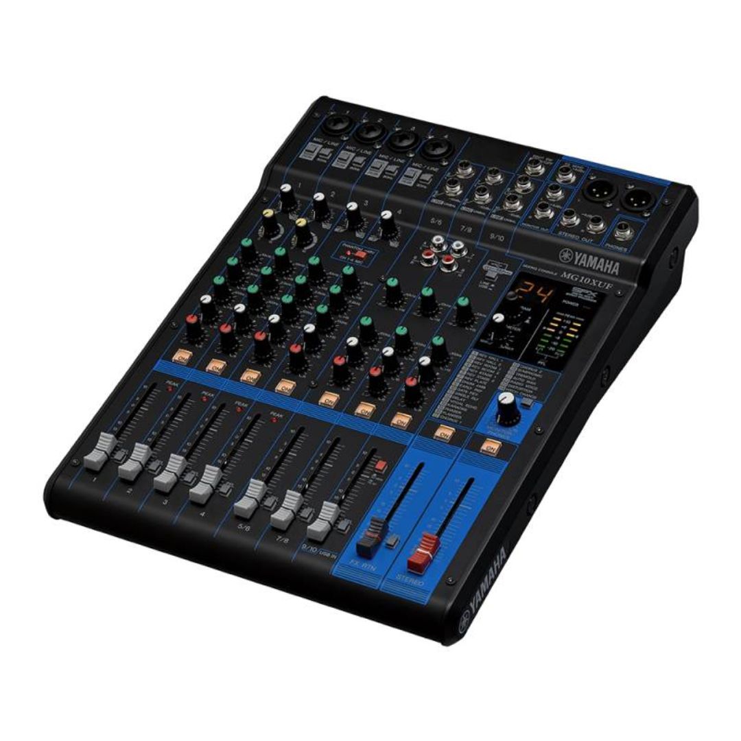 Yamaha MG10XUF | Consola de Audio de 10 Canales con Interpuerta USB y Efectos SPX Integrados