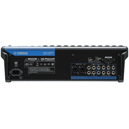 Yamaha MG20XU | Consola de Audio de 20 Canales con Interfaz USB y Efectos SPX Integrados