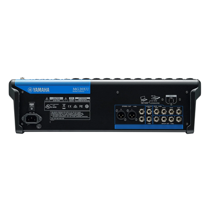Yamaha MG20XU | Consola de Audio de 20 Canales con Interfaz USB y Efectos SPX Integrados