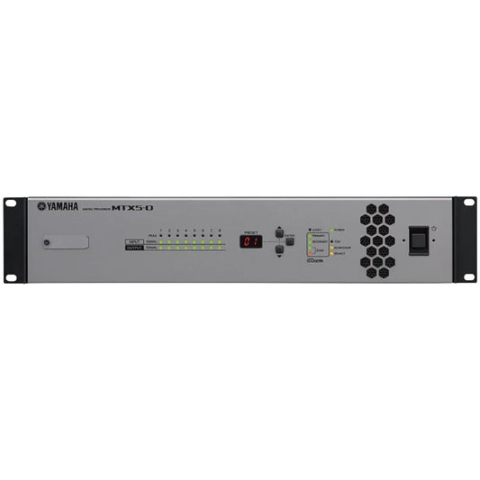 Yamaha MTX5-D | Procesador de Matriz 34x16 con Dante, YDIF y DSP