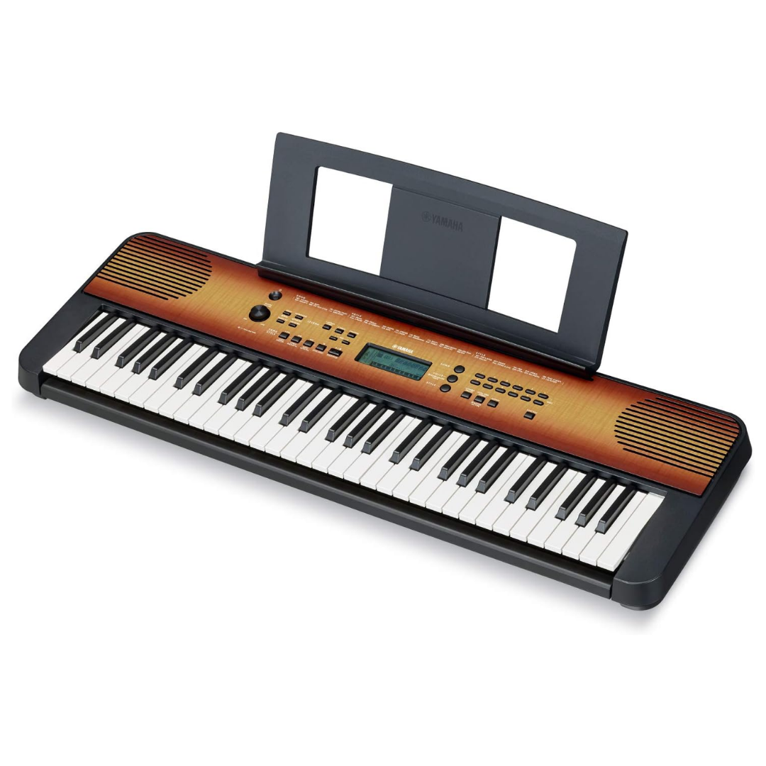 Yamaha PSR-E360MA | Teclado Portátil de 61 Teclas Sensibles Color Maple