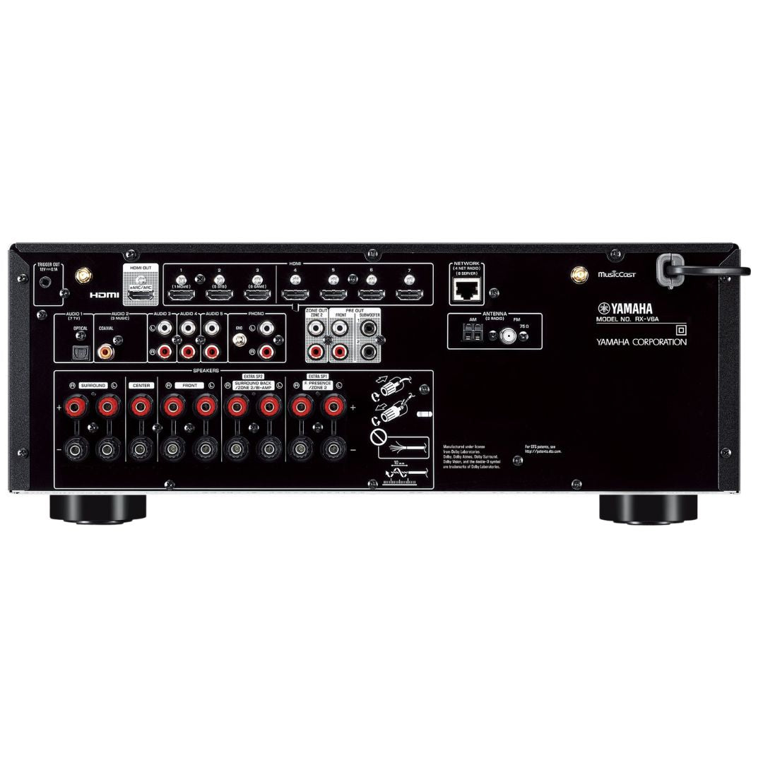Yamaha RX-V6A | Receptor AV 7.2 Canales 100W 8K/4K con Dolby Atmos y MusicCast
