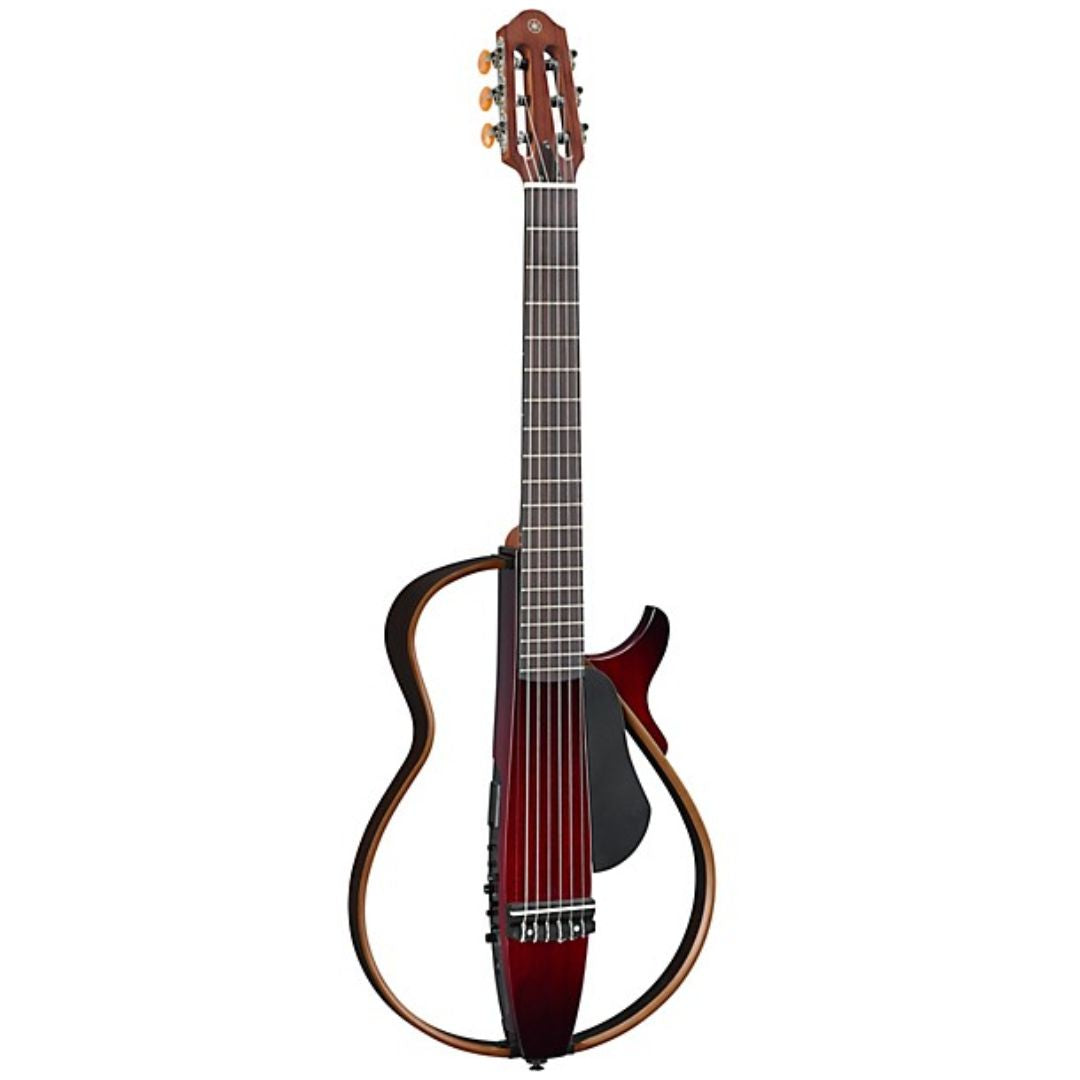 Yamaha SLG200N CRB | Silent Guitar de Nylon con Sistema SRT – Crimson Red Burst