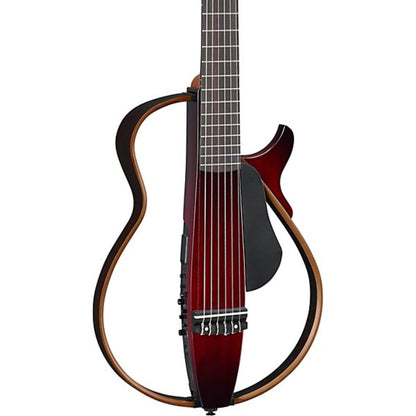 Yamaha SLG200N CRB | Silent Guitar de Nylon con Sistema SRT – Crimson Red Burst
