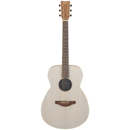Yamaha STORIA I | Guitarra Electroacústica Concert con Tapa Sólida de Abeto – Blanco/Azul Claro