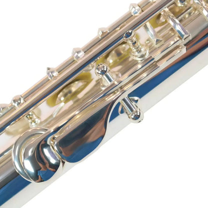 Yamaha YFL-482H | Flauta Traversa de Plata con Platos Abiertos y Estuche