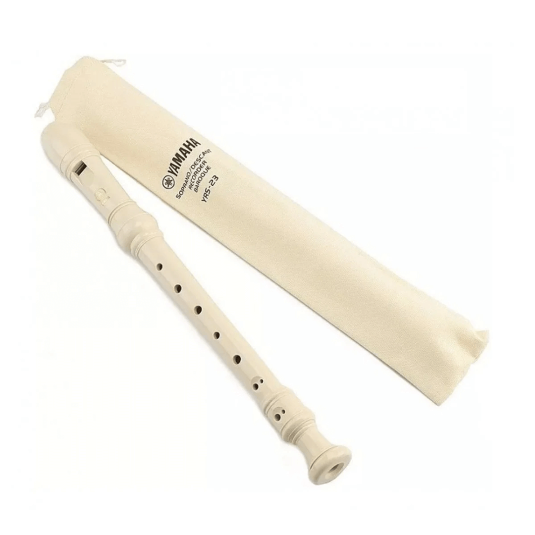 Yamaha YRS-23 | Flauta Dulce Soprano – Color Marfil