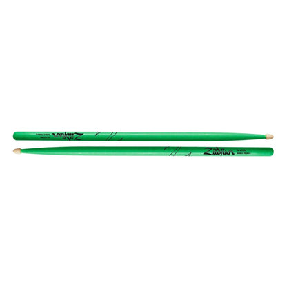 ZILDJIAN Z5AACDGG | Baquetas 5A Acorn Neon Green