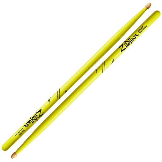 ZILDJIAN Z5AACDGY | Baquetas 5A Acorn Neon Yellow
