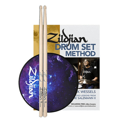 ZILDJIAN PACK MÉTODO DE BATERÍA ZDMPK | Kit de Inicio para Bateristas