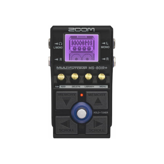 ZOOM MS-80IR | Pedal Multiefectos Compacto con Modelado de Amplificadores y Carga de IR