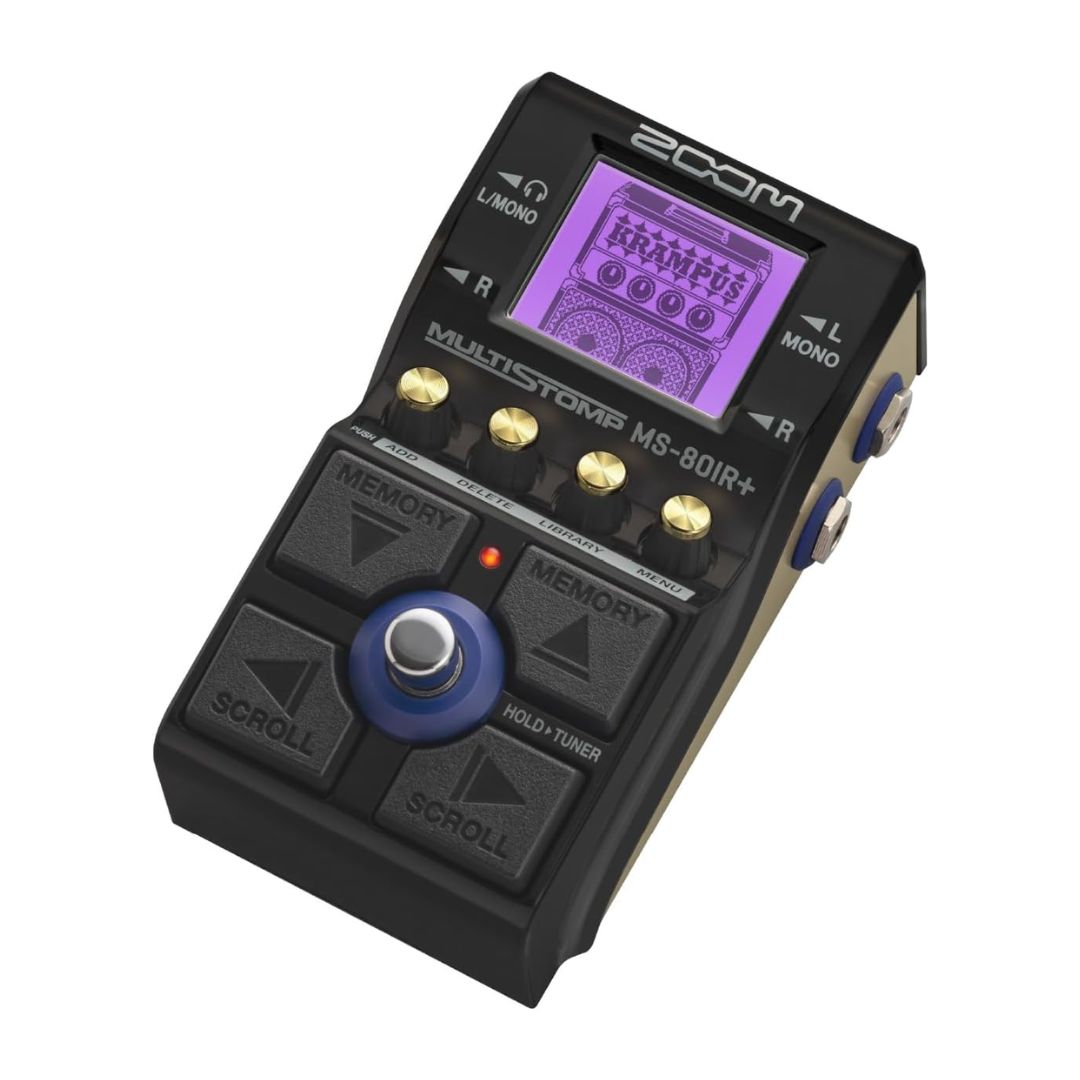 ZOOM MS-80IR | Pedal Multiefectos Compacto con Modelado de Amplificadores y Carga de IR