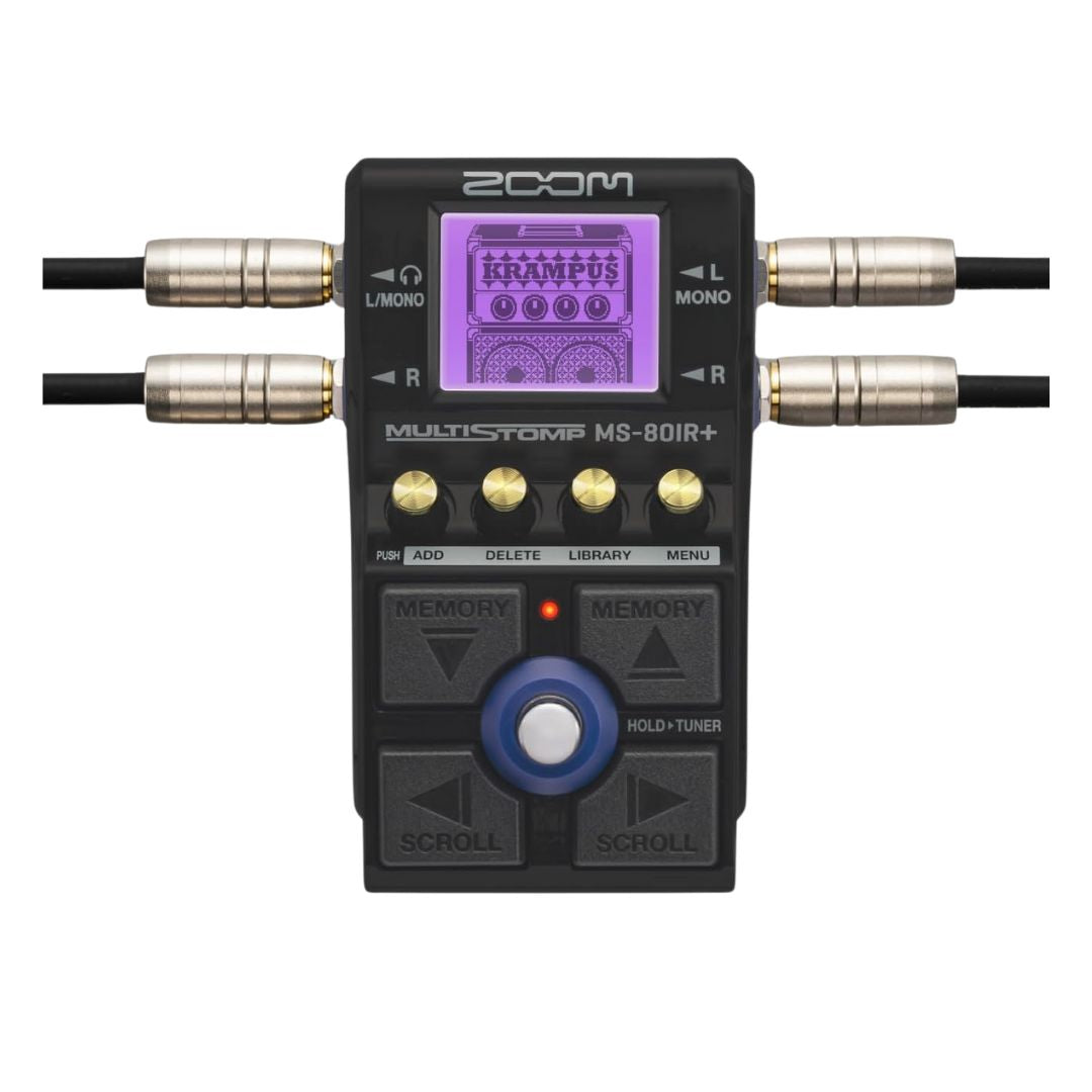 ZOOM MS-80IR | Pedal Multiefectos Compacto con Modelado de Amplificadores y Carga de IR