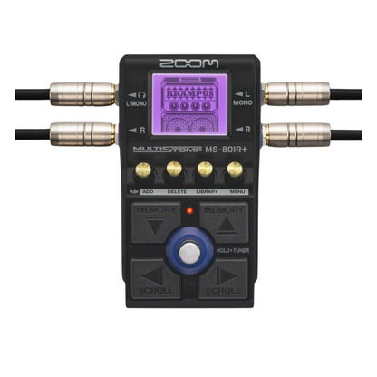 ZOOM MS-80IR | Pedal Multiefectos Compacto con Modelado de Amplificadores y Carga de IR