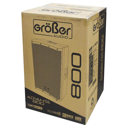 Grober Advanta-800 | Caja Activa 15” 1600W DSP/USB/Bluetooth