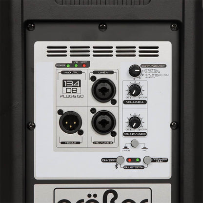 Grober Advanta-1000 | Caja Activa 15” 2000W DSP/Bluetooth