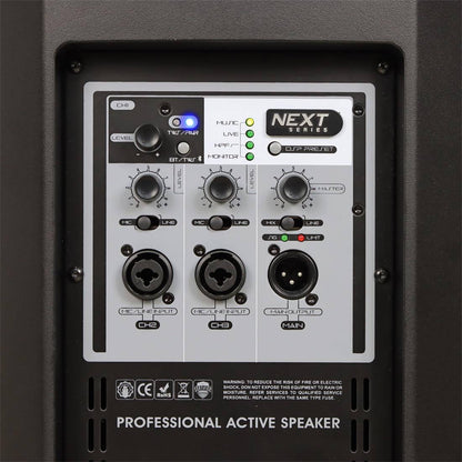 Grober Next-15A | Caja Activa 15” 1800W con DSP y Bluetooth TWS