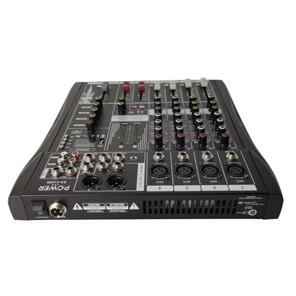EX4-USB – Consola de Audio de 4 Canales Reales con Interfaz – POWER PRO