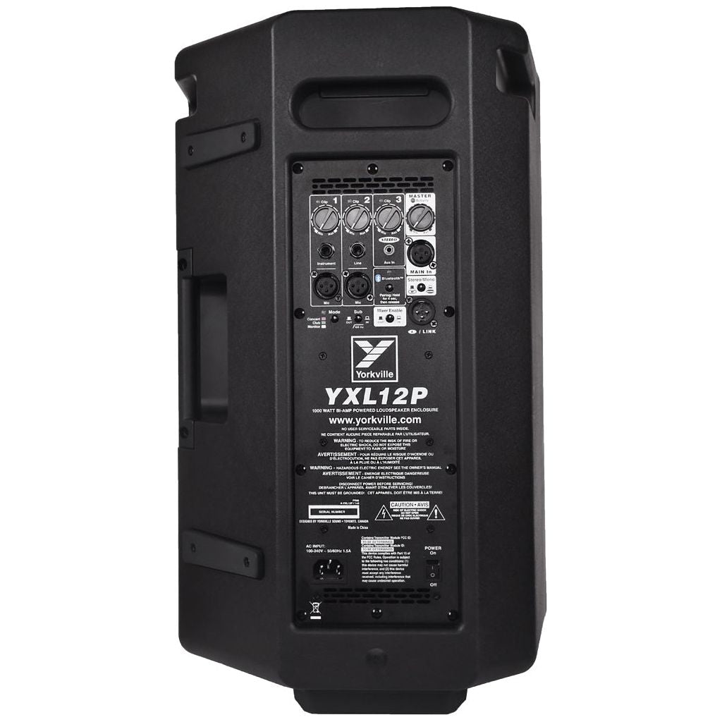 Yorkville YXL12P – Altavoz Activo de 12” | 1000W RMS