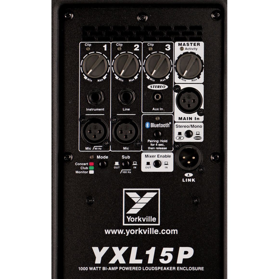 Yorkville YXL15P – Altavoz Activo de 15” | 1000W RMS