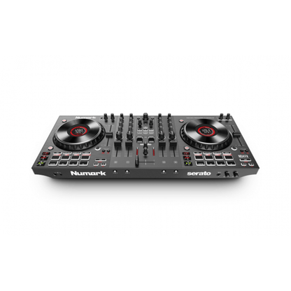 Numark NS4FX | Controlador DJ Profesional  de 4 Canales con Efectos y Audio 24-BIT