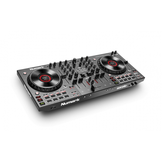 Numark NS4FX | Controlador DJ Profesional  de 4 Canales con Efectos y Audio 24-BIT
