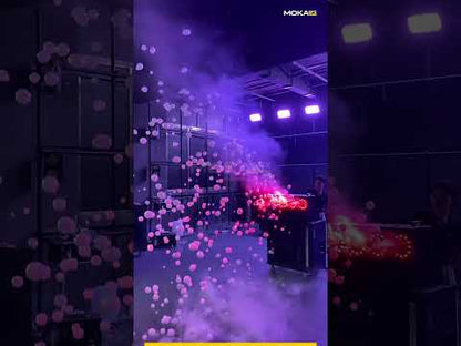 MOKA SFX MK-B12A | Máquina Profesional de Burbujas LED Impermeable RGBW