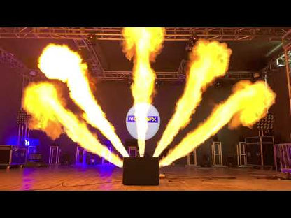 MOKA SFX H-E05 | Proyector Profesional de Llamas DMX de 5 Vías