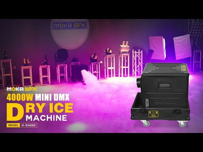 MOKA SFX H-D4000 | Máquina Profesional de Humo Bajo con Hielo Seco DMX