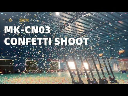 MOKA SFX MK-CN03 | Máquina Profesional de Cañones de Confeti Eléctricos de 2 Cabezales