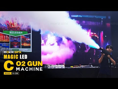 MOKA SFX H-C08 | Pistola Profesional de CO₂ RGB Magic LED